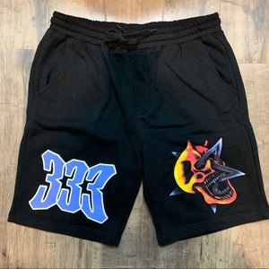 Half Evil 3 Year Anniversary Sweatshorts